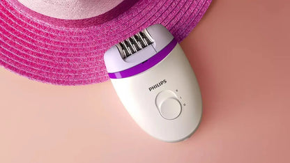 Depiladora Philips Satinelle Essential Bre225/0 - Blanco/morado