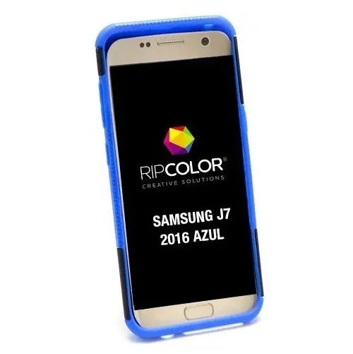 Carcasa Para Samsung J7 2016 Ripcolor - Azul
