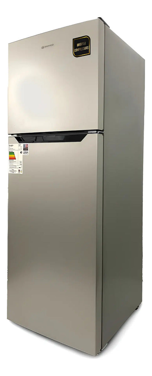 Heladera Daewoo 298 Lt Frío Seco Inverter Dart338ns Gris