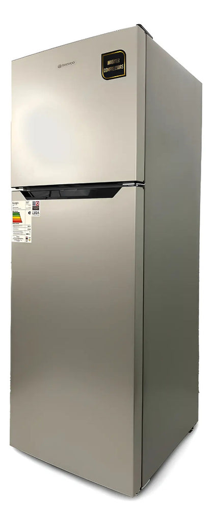 Heladera Daewoo 298 Lt Frío Seco Inverter Dart338ns Gris