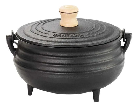 Mini Olla Curva Hierro Con Tapa 14 Cm 1l Santana