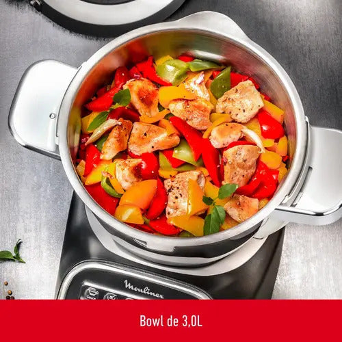 Robot De Cocina Moulinex Cuisine Companion Xl - Negro/plata