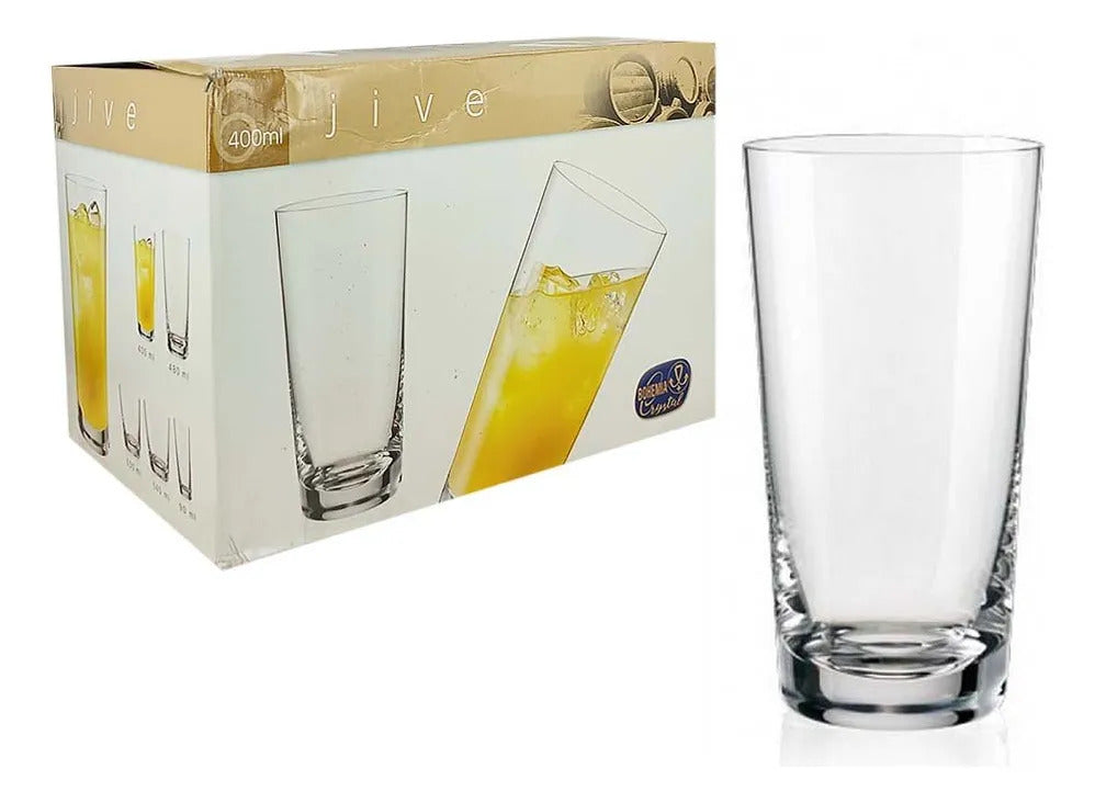 Set Vasos Jive 400 Ml X6 Bohemia