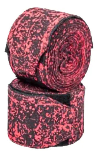 Par De Vendas De Boxeo 300cm X 5cm Livepro - Rojo