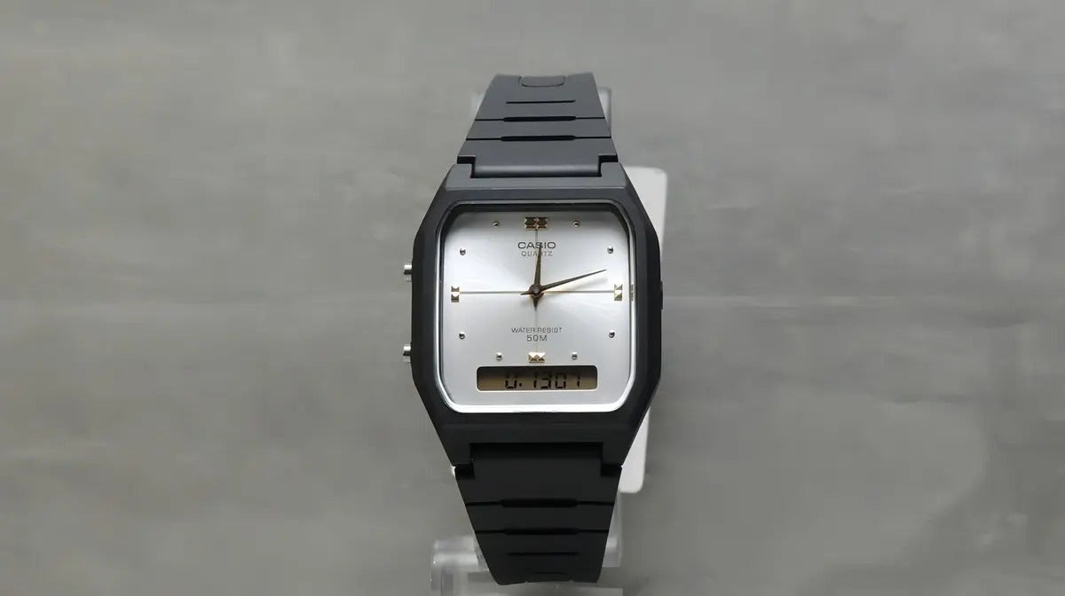 Reloj Casio Hora Crono/alarma Aw-48he-7a - Negro