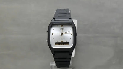 Reloj Casio Hora Crono/alarma Aw-48he-7a - Negro