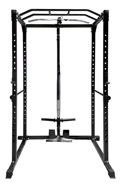 Squat Rack Jaula Comercial Multifunción Rhino - Negro