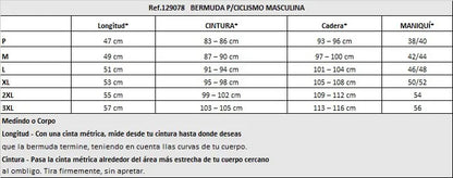 Calza Corta Badana Gel Ciclismo Pro Elite - Negro Xl