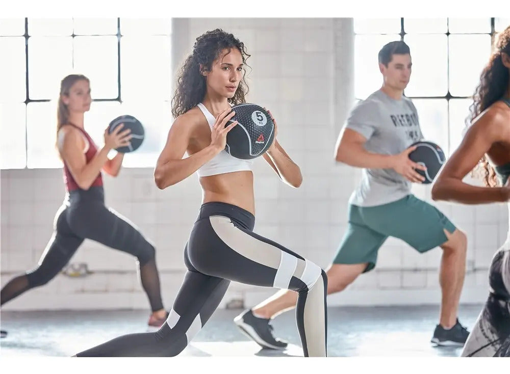Pelota Medicinal Reebok 5kg - Negro