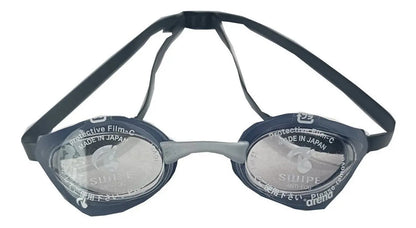 Lentes De Natación Fina Cobra Core Swipe 150 Anti-fog Arena Gris