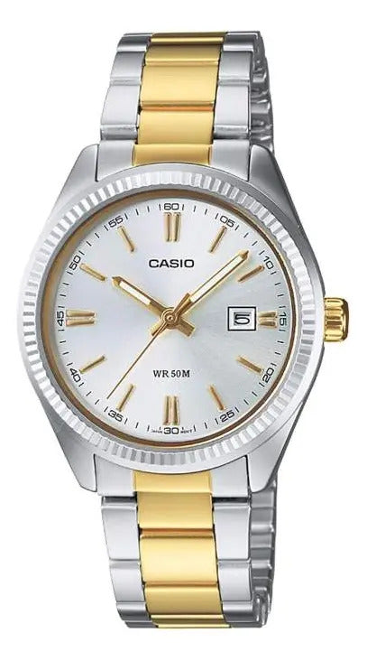 Reloj Casio Metal Dama Ltp-1302sg7a - Plateado