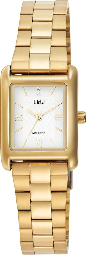 Reloj Q&q Metal Dama 22mm C69a-008py - Dorado