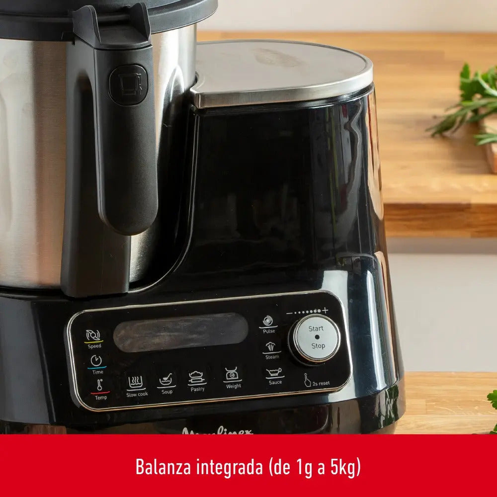 Robot De Cocina Moulinex Compacta 5 Progr 3,6 L - Negro