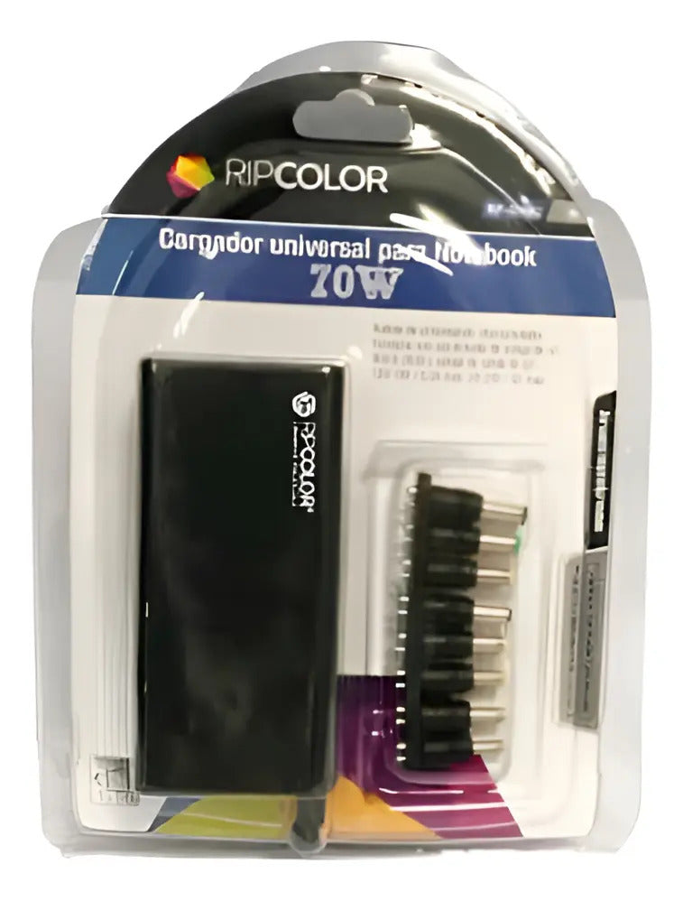 Cargador Universal Netbook 70w 9 Pines Ripcolor