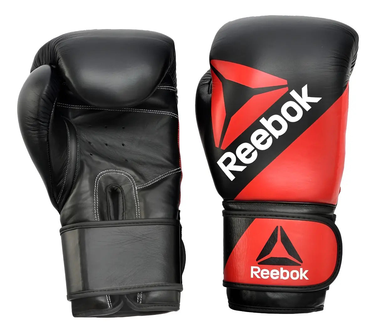 Guante De Boxeo 10oz Reebok Doble Muñequera - Negro