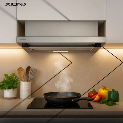 Campana Extractora Telescópica Xion Inox 60 Cm Xi-ec62 Gris