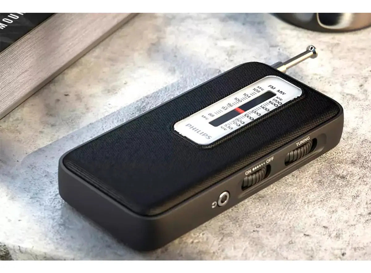 Radio Portátil Philips Tar1506 Fm/mw Analógica - Negro