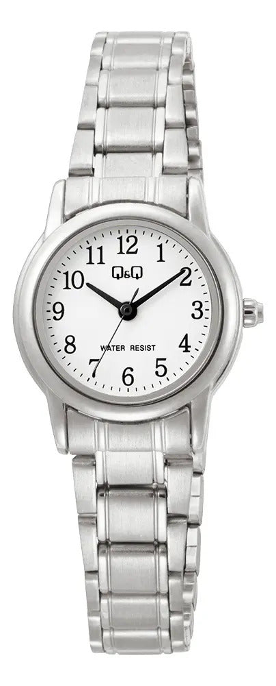 Reloj Q&q Metal Dama 23mm C42a-003py - Plateado