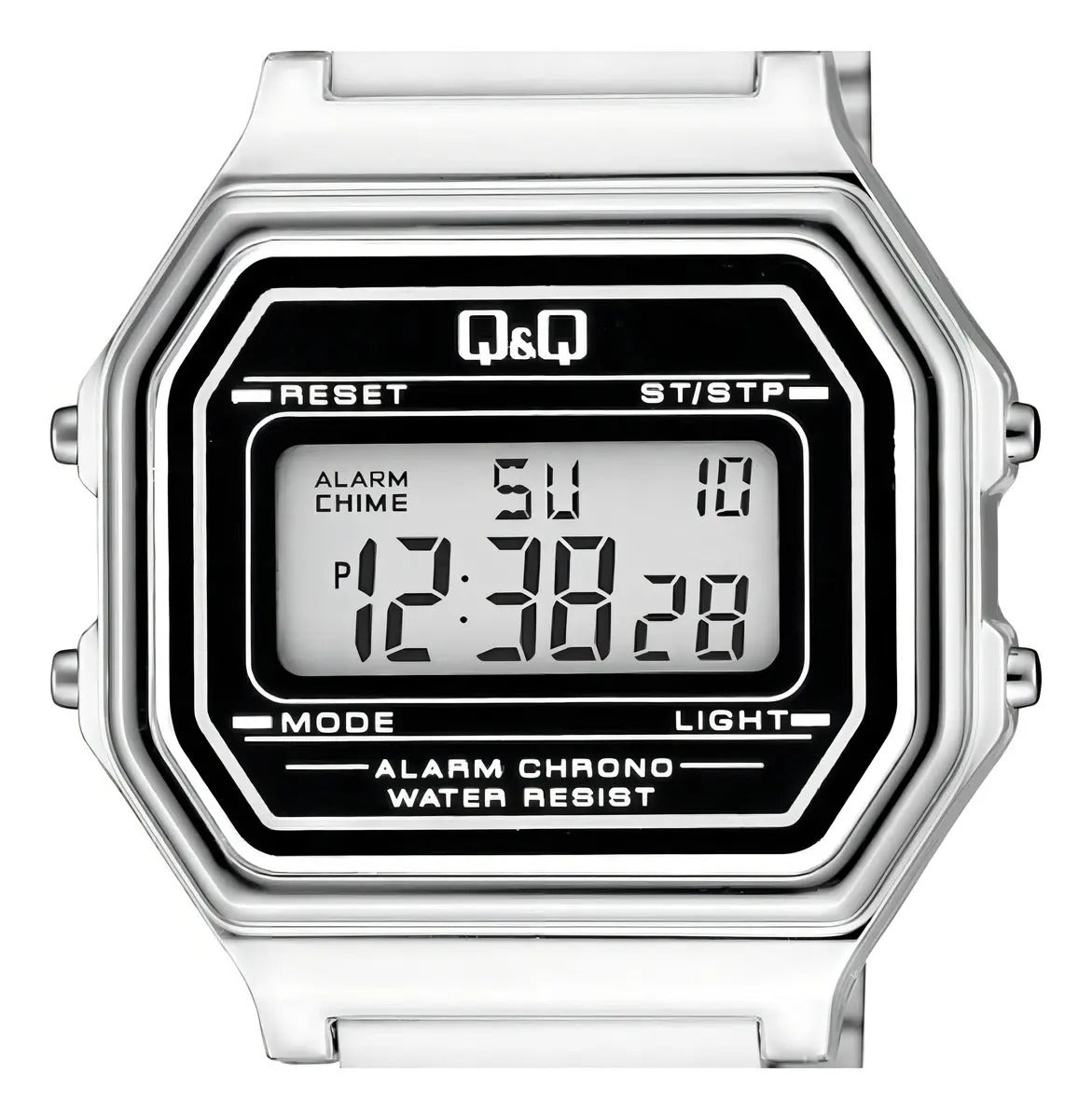 Reloj Digital Q&q Metal Hombre 34mm G17a-001jy