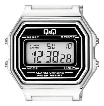 Reloj Digital Q&q Metal Hombre 34mm G17a-001jy