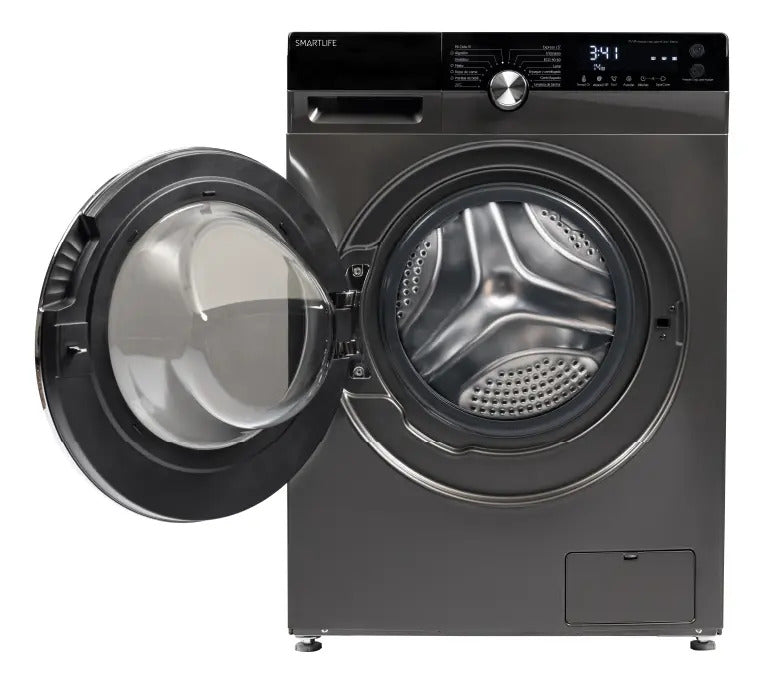 Lavarropas Smartlife Frontal 12 Kg Inverter Wmfl12inds Qofer Dark Inox