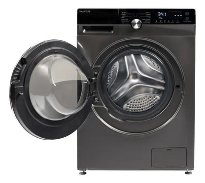 Lavarropas Smartlife Frontal 12 Kg Inverter Wmfl12inds Qofer Dark Inox