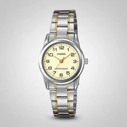 Reloj Casio Metal Dama 25mm Ltp-v001sg9b - Plateado