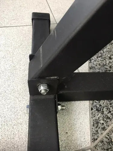 Banco De Pesas Multiangular Reclinable Rhino - Negro