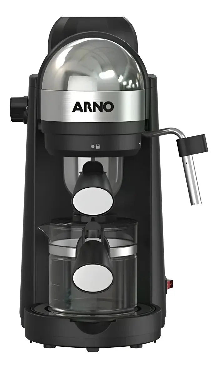 Cafetera Arno Mini Espresso - Negro/acero Inoxidable
