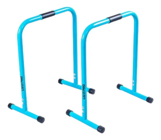 Barra Paralela Para Flexiones 150kg Gym Livepro - Celeste