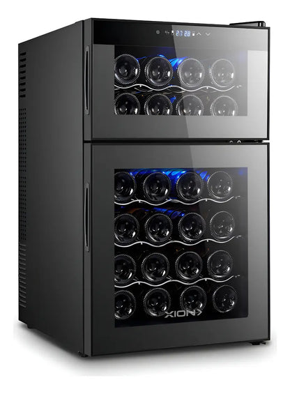 Enfriadora De Vinos Xion Dual Zone 24 Bot Xi-cava24d