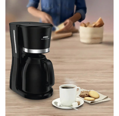 Cafetera Filtro Arno 1l Jarra Térmica Cool Touch - Negro