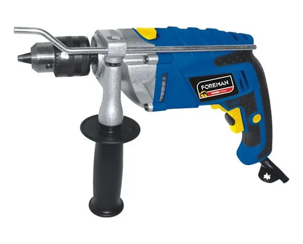 Taladro Con Percutor Foreman 1050w 13mm - Azul