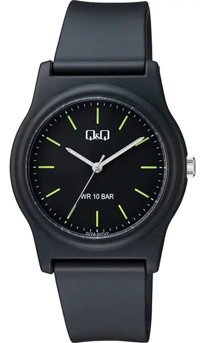 Reloj Q&q Silicona Hombre 38mm G22a-007vy - Negro