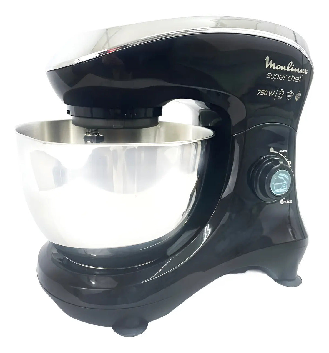 Batidora Planetaria Moulinex Super Chef 15 Vel - Negro
