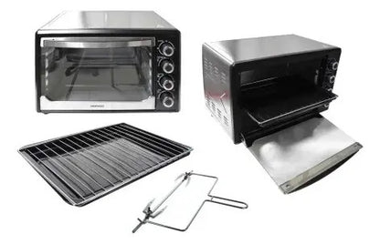 Horno Eléctrico 45 Lt Daewoo C/ Spiedo Y Grill - Gris