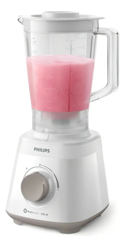 Licuadora Philips 550w 1,5 Lt 2 Vel Hr2129/00 - Blanco