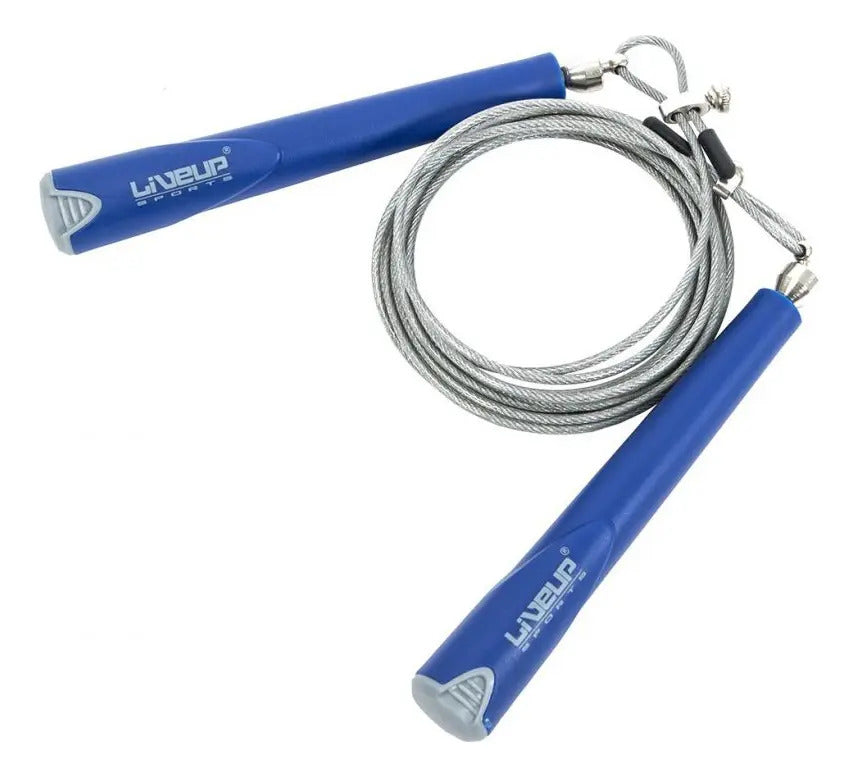 Cuerda De Saltar Crossfit Boxeo Linga Acero Livepro Azul