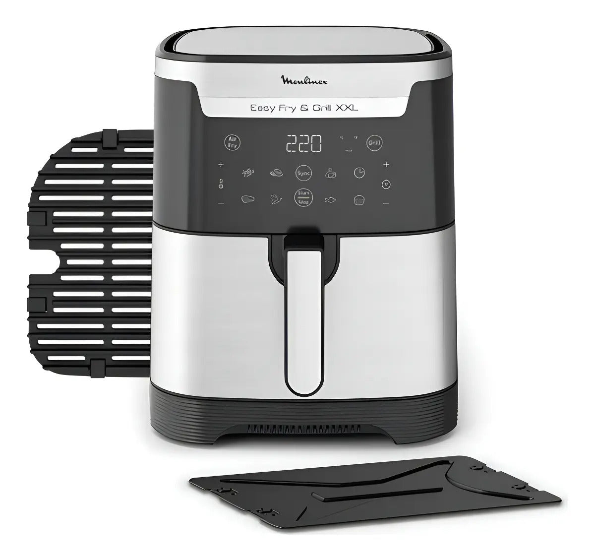 Freidora De Aire Moulinex Easy Fry & Grill Xxl 6,5lts Gris Oscuro