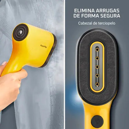 Plancha De Vapor Vertical Rowenta Pure Pop - Amarillo