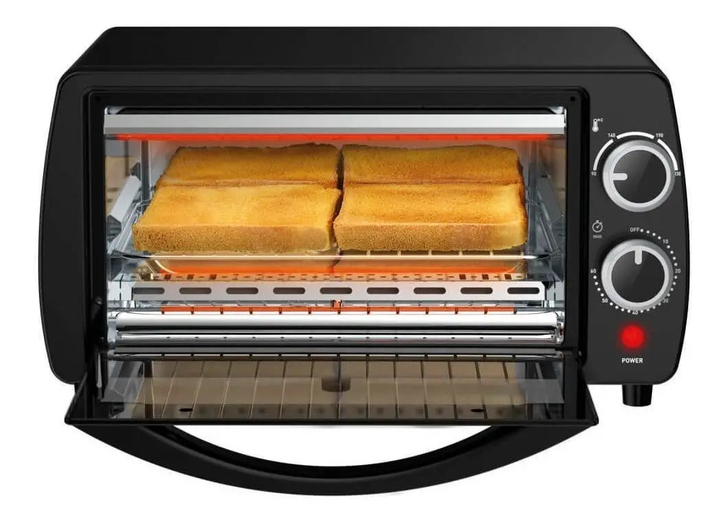Horno Eléctrico De Mesa Arno Turbo Quartzo 10l - Negro