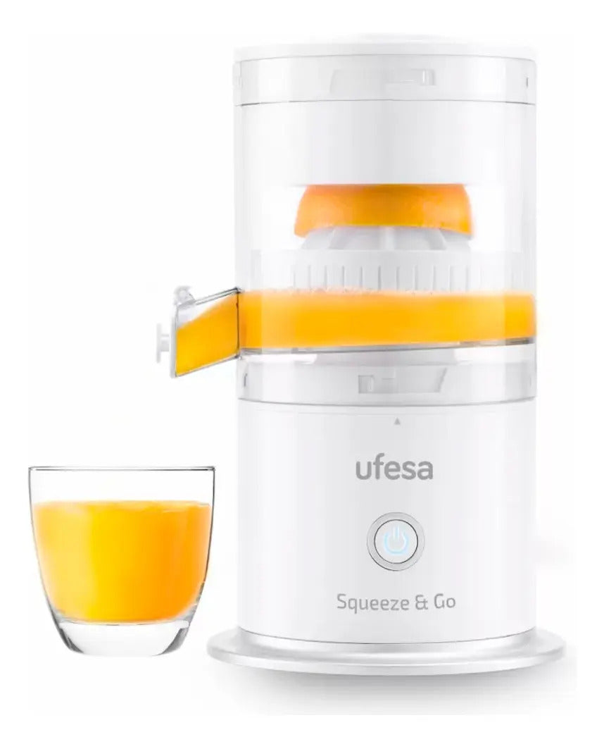 Exprimidor A Batería Ufesa Squeeze & Go 220ml - Blanco
