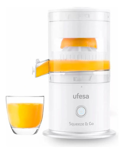 Exprimidor A Batería Ufesa Squeeze & Go 220ml - Blanco