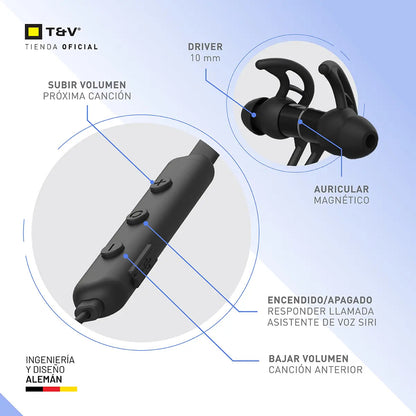 Auriculares Vr100 Thonet & Vander Neckband