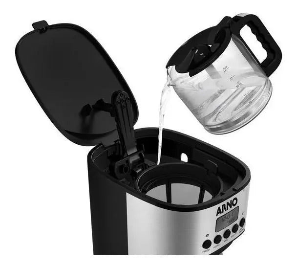 Cafetera Eléctrica Arno De Filtro New Element - Negro/inox