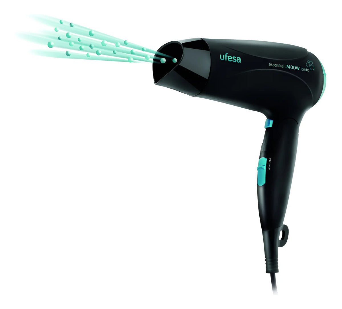 Secador De Pelo Ufesa Plegable Sc8310 - Negro