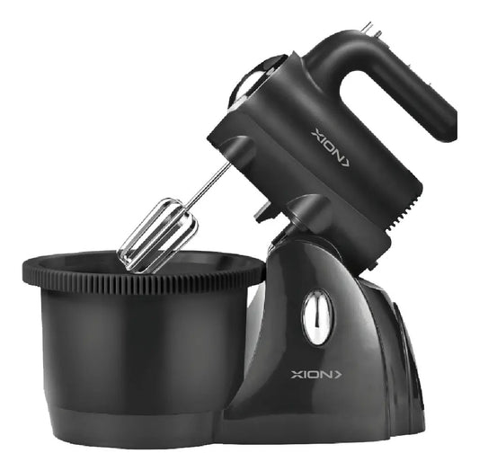 Batidora Xion Con Bowl Giratorio 380w Xi-ba380 Negro 50 Hz/60 Hz