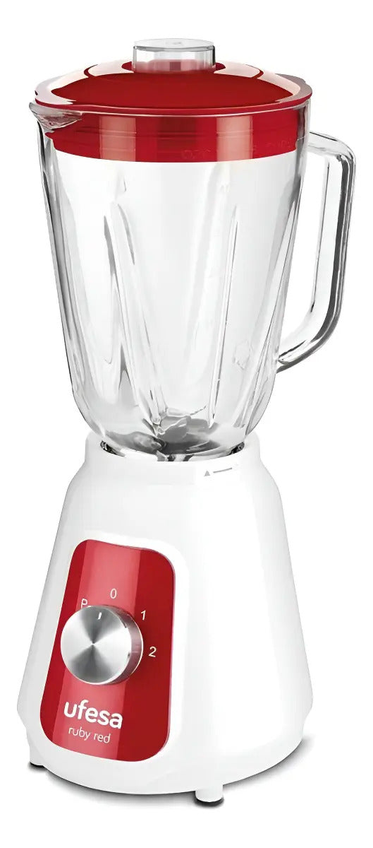 Licuadora Ufesa Ruby Jarra De Vidrio 1500w Bs4717 - Rojo