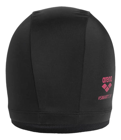 Gorra Natación Smart Cap Para Pelo Largo Arena - Negro/rosa Liso Uni