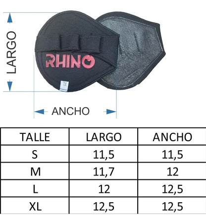 Guantillas Protector Manos Tipo Guante Cuero Rhino L Negro